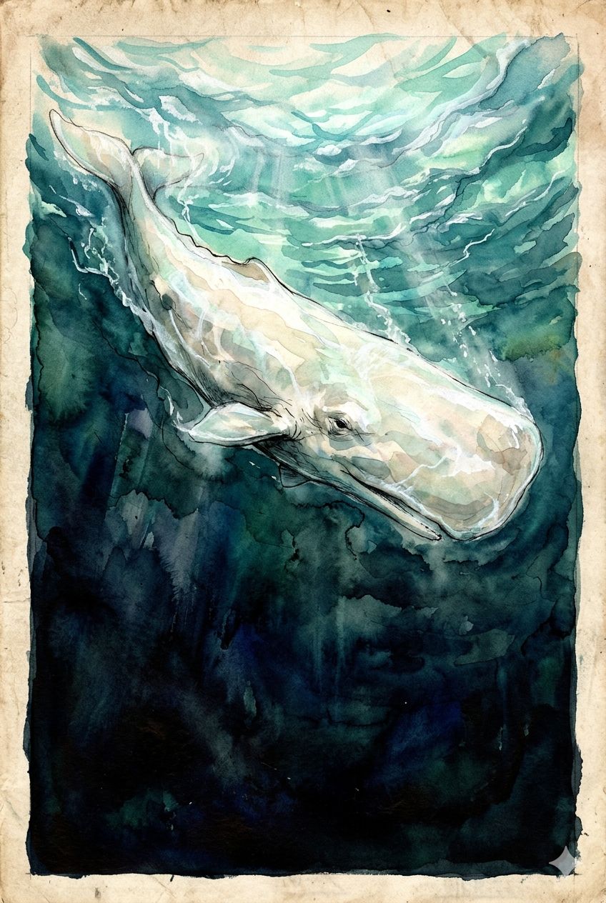 Moby Dick desde las profundidades