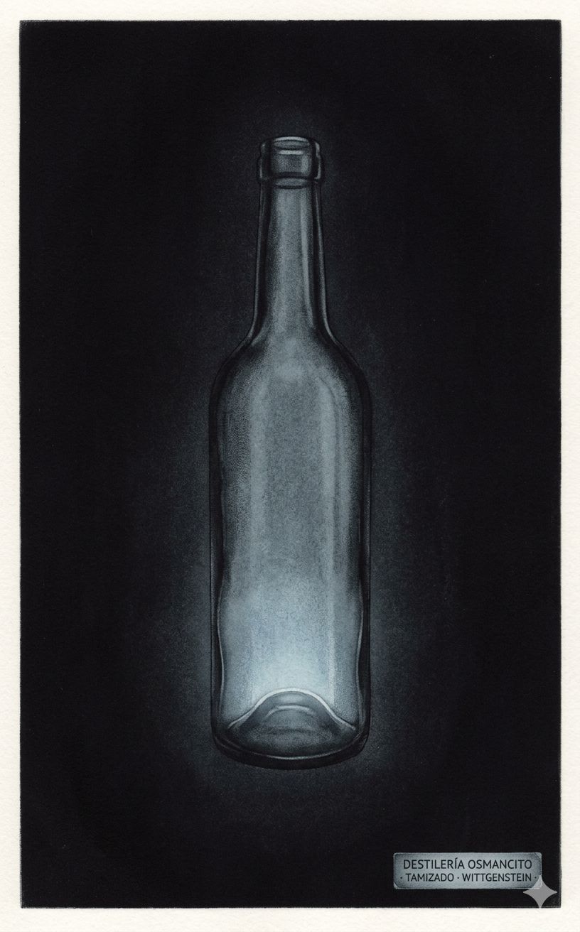 La botella y el interior