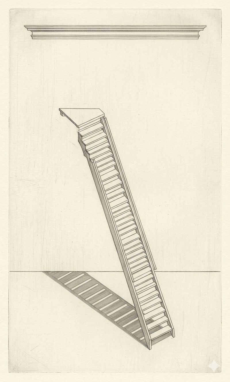 La escalera arrojada